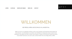 Desktop Screenshot of preiss-uhren.ch
